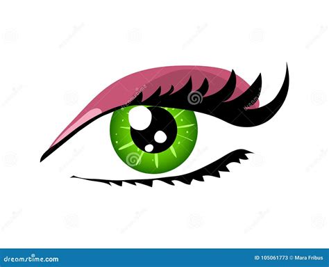 Woman Eye Vector Illustration Stock Vector Illustration Of Face