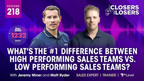 What High Performing Sales Teams Do Different Youtube