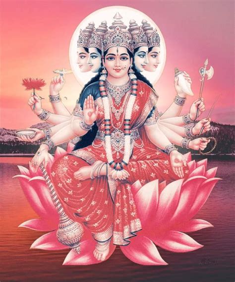 Pin By Eesha Jayaweera On Gayatri Mata Srt Goddess Artwork