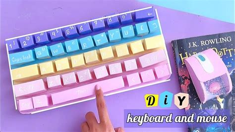 How To Make Keyboard And Mouse Handmade Keyboard And Mouse Diy