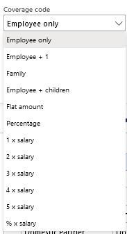 D Hr Benefits Management Step Coverage Options And Payment