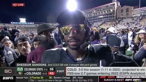 Shedeur Sanders shouts out 1 NFL legend in postgame interview