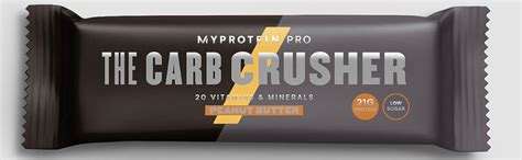 Myprotein Caramel Nut Carb Crusher Protein Bars With Vitamins And