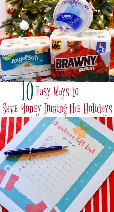 10 Easy Ways To Save Money During The Holidays Ways To Save Money