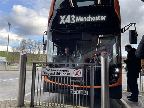 Sk Bwl Route X Towards Manchester At Burnley Bus S Flickr