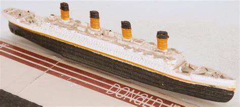 Micro Machines Hms Titanic Historic Ocean Liner Ship About 4 Long