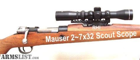 Armslist For Sale Mauser K98 2 7x32 No Gunsmith” Scout Scope Kit