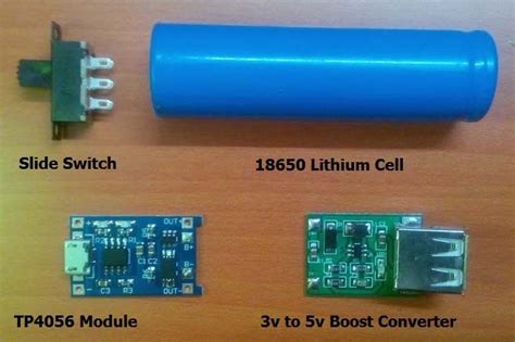 DIY Power Bank Circuit Arduino Projekte Elektrotechnik Technik