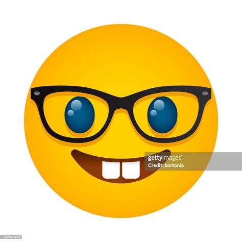 Nerd Face Emoji Icon High Res Vector Graphic Getty Images