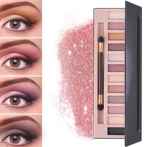 WENJLYJ Color Naked Eyeshadow Palette Pearly Earth Color Eyeshadow