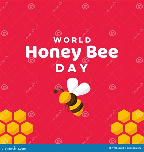 National Honey Bee Day Vector Design Illustration For Celebrate Moment