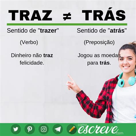 Traz Ou Tr S Dicas De Portugues Regras Basicas De Portugues Dicas