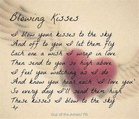 Blowing Kisses Heaven Quotes Blowing Kisses Birthday Quotes For Me