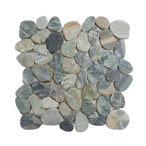 B O I Hawaii 12 X 12 Natural Stone Pebbles Mosaic Wall And Floor Tile Wayfair