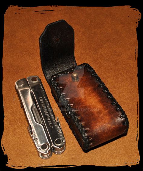 Leatherman utility tool leather holster by Lagueuse on DeviantArt