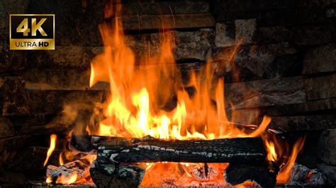 Sleep Immediately With FIREPLACE White Noise Sounds In Night Fire