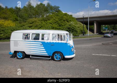 1966 60s Sixties Blue White VW Volkswagen Campervan Modified 60s VW