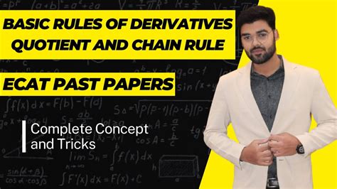 Basic Differentiation Rules For Derivatives Rules Of Derivatives