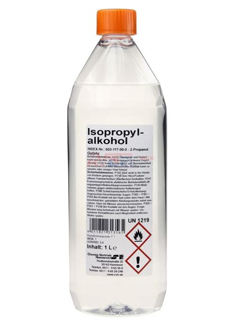 Isopropyl Alkohol Isopropanol 1l Datacompsk