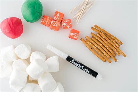 Snowman Marshmallow Hot Chocolate Toppers Baked Bree