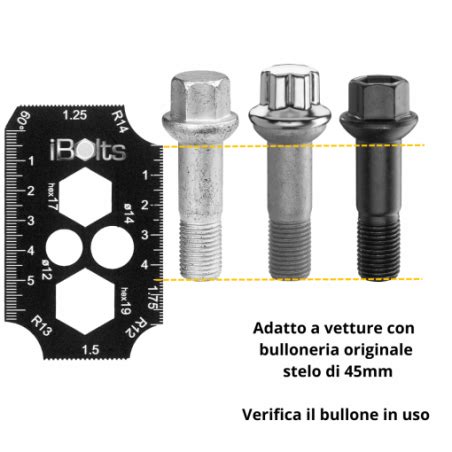 Distanziali Mercedes Mm X Kit Pz Con Bullone Sferico R