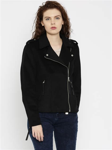 Buy Vero Moda Black Jacket - Jackets for Women 1568991 | Myntra