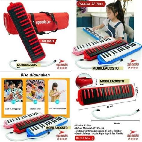 Jual Alat Musik Pianika Tiup Untuk Anak Tas Set Keyboard Mainan Anak