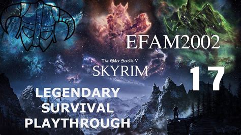 Skyrim Livestream Legendary Difficulty Survival Mode Ep