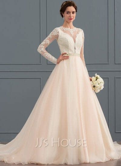 Robe Marquise Princesse Col Rond Tra Ne Mi Longue Tulle Robe De Mari E