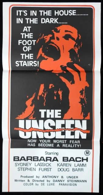 The Unseen Original Daybill Movie Poster Barbara Bach Horror Stephen