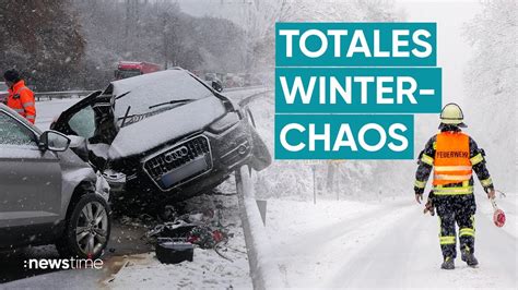 Schnee Chaos In Deutschland YouTube