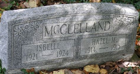 Isabelle Mcclelland Monumento Find A Grave