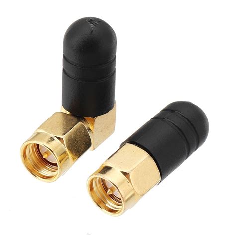 Pcs Mm G Dbi Gain Sma J Male Connector Antenna Black Degree