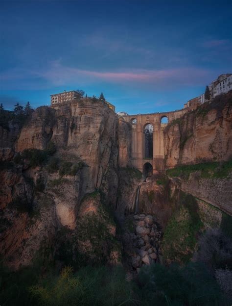 Premium Photo | Ronda sunset