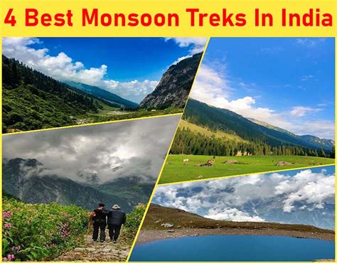 Best Monsoon Trek In India | 4 Best Treks in July, August and September