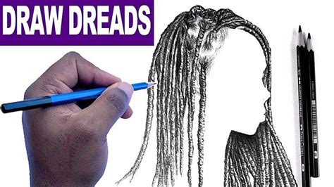 How To Draw Dreads Drawing Hair Dreadlocks How To Draw Hair