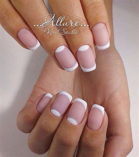 French Nails By Russian Artist Great For Bridal Wedding Natural Nude Nails Classic Nails