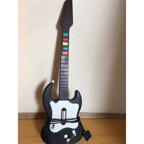 Guitarra Guitar Hero Para Play 2 Fio Shopee Brasil