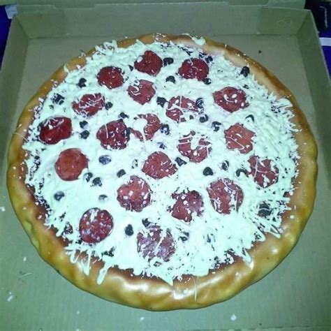 Pepperoni Pizza Cake - CakeCentral.com