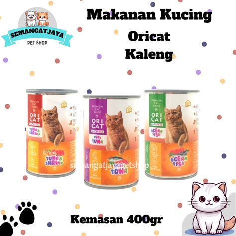 Jual Makanan Kucing Oricat Kaleng Gr Ori Cat Kaleng Gr All