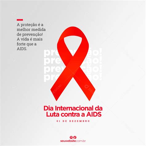 Mês de Luta e Conscientização Contra a AIDS Dezembro Vermelho Social