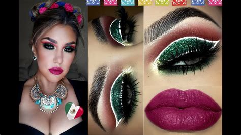 Maquillaje NOCHE MEXICANA PATRIA Mexican Party Makeup Tutorial