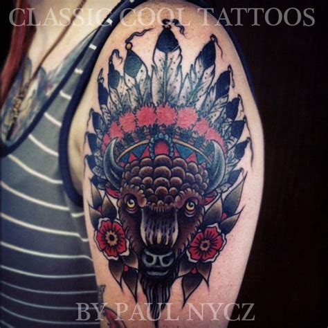 Share 77+ native buffalo tattoo super hot - in.cdgdbentre