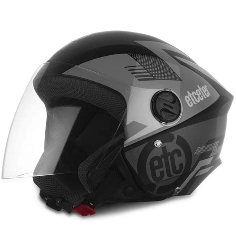 Capacete Moto Aberto Etceter Open Feminino Masculino Capacetes De