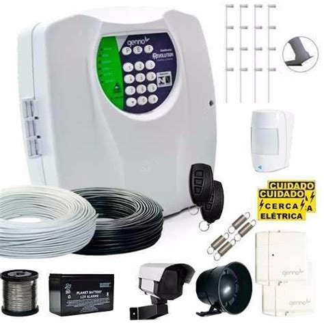 Super Kit Genno completo sistema de cerca elétrica e alarme