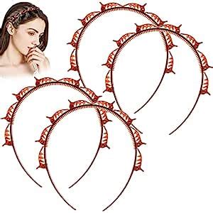 4 Stück Haarreif mit Klammern Hair Band Braun Hairstyle Hairpin Hair