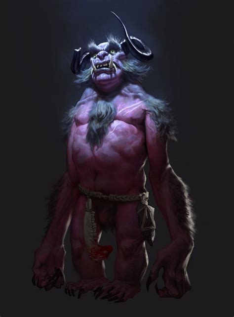 artstation ape demon russell jones demon dark fantasy art