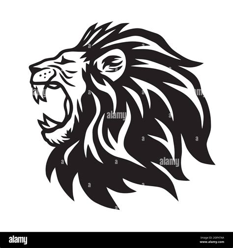 Roaring Lion Logo Black And White