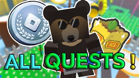 ALL SUN BEAR QUESTS 1 3 GET ALL SILVER TOKENS Bee Swarm Roblox