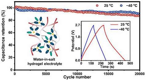 Low Cost Water In Salt Hydrogel Electrolyte Enabled Flexible